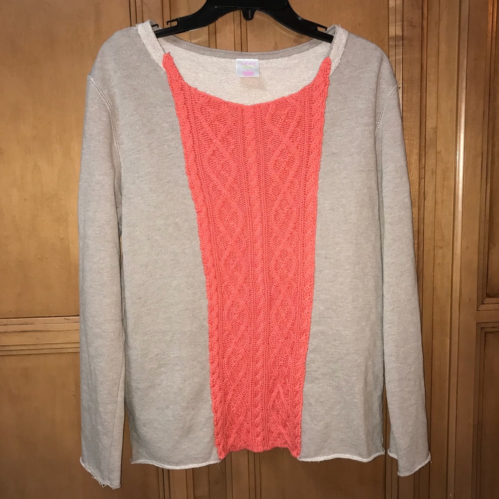 Jasmin & Ginger sweatshirt with crochet detail